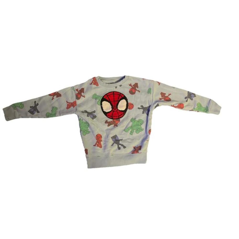 Marvel Spidey and Friends Sweatshirt Boys 4T Spider-Man Hulk Avengers